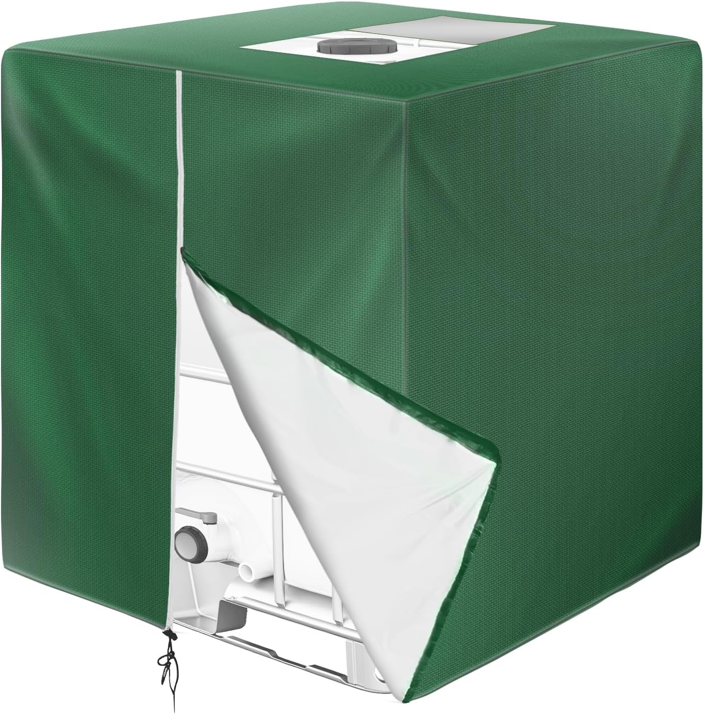 Funda tanque agua exterior 1000L impermeable verde