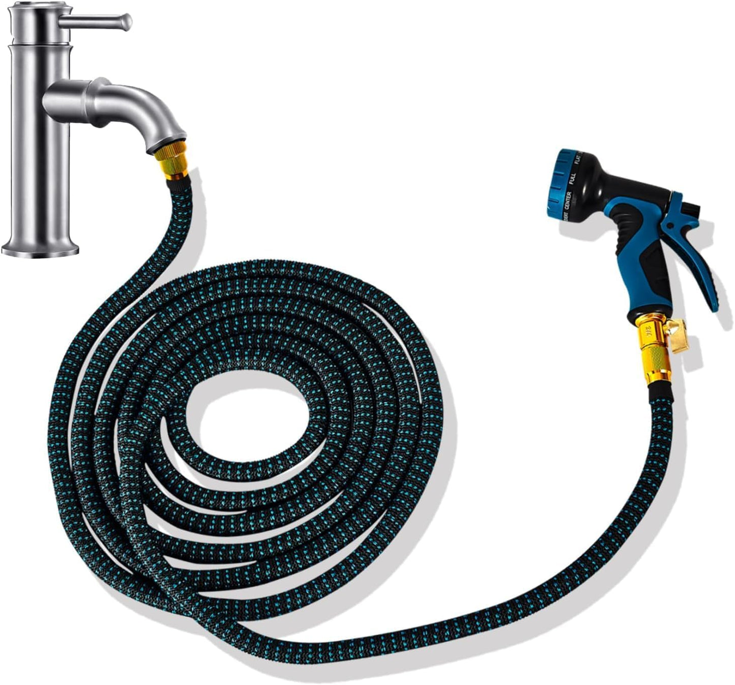 Accesorio manguera grifo 75ft boquilla 10 funciones