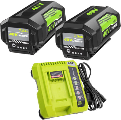 Batería litio 7.5 Ah y cargador Ryobi 40V OP401