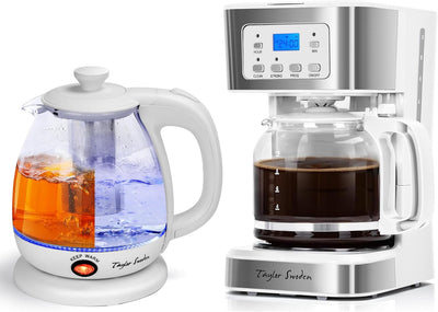 Cafetera programable Taylor Swoden 12 tazas con hervidor