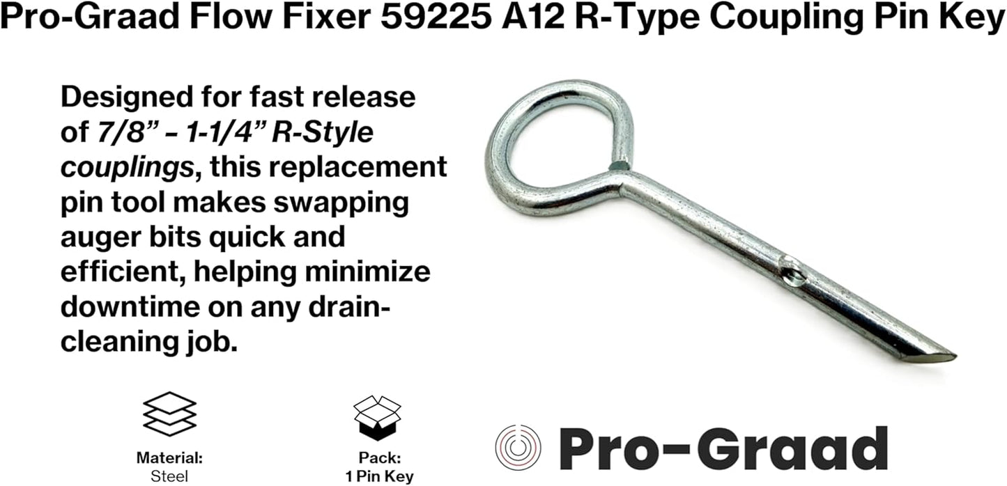 Llave pasador acoplamiento repuesto comp Ridgid K-60SP