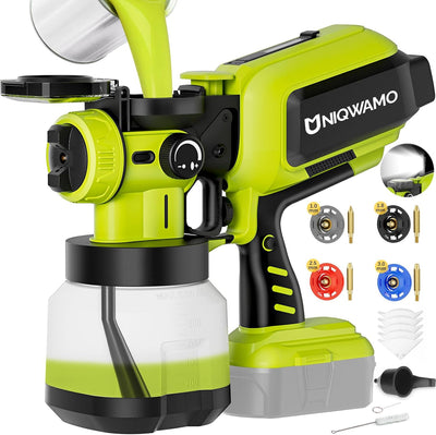 Pulverizador pintura inalámbrico comp Ryobi 18V 40.6oz 4 boquillas