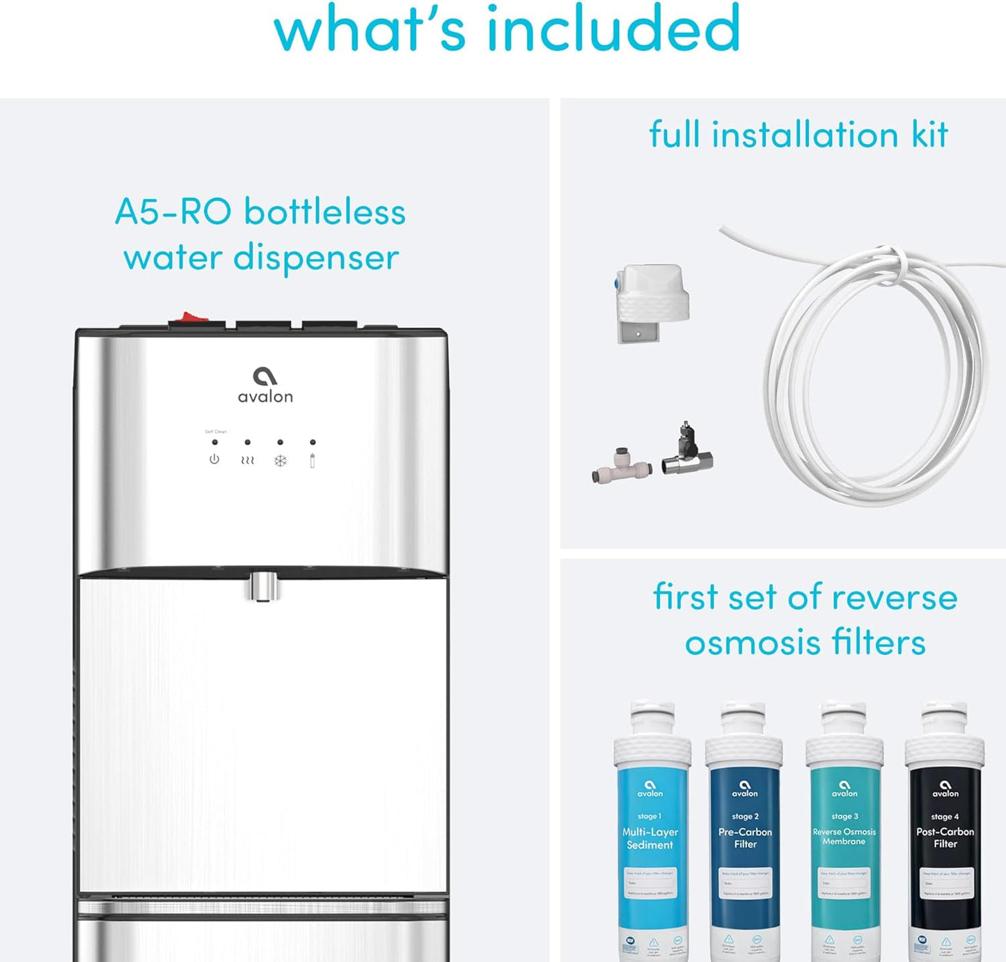 Dispensador agua autolimpiante acero inox 2 ajustes temp