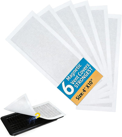 Fundas magnéticas malla ventilación 6 Pzas 4x10pulg