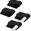Bridas gancho bucle autoadhesivas organizador cables negro