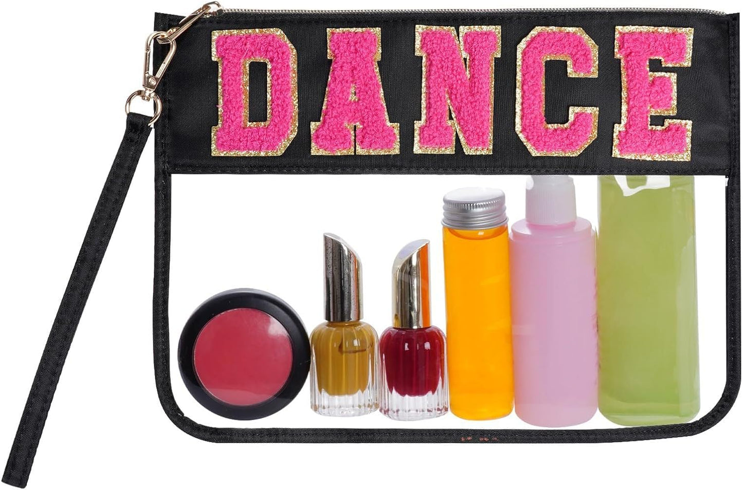 Bolsas transparentes con cremallera para cosméticos