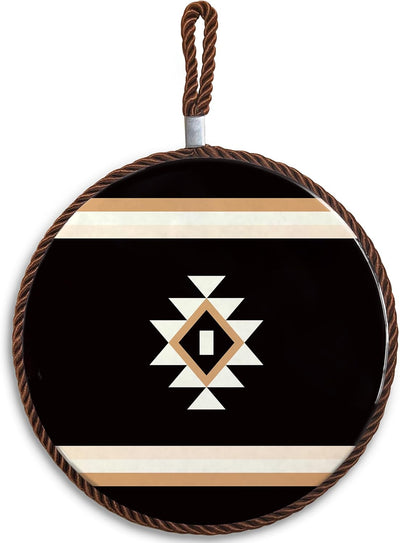 Salvamanteles cerámica azteca boho para platos calientes