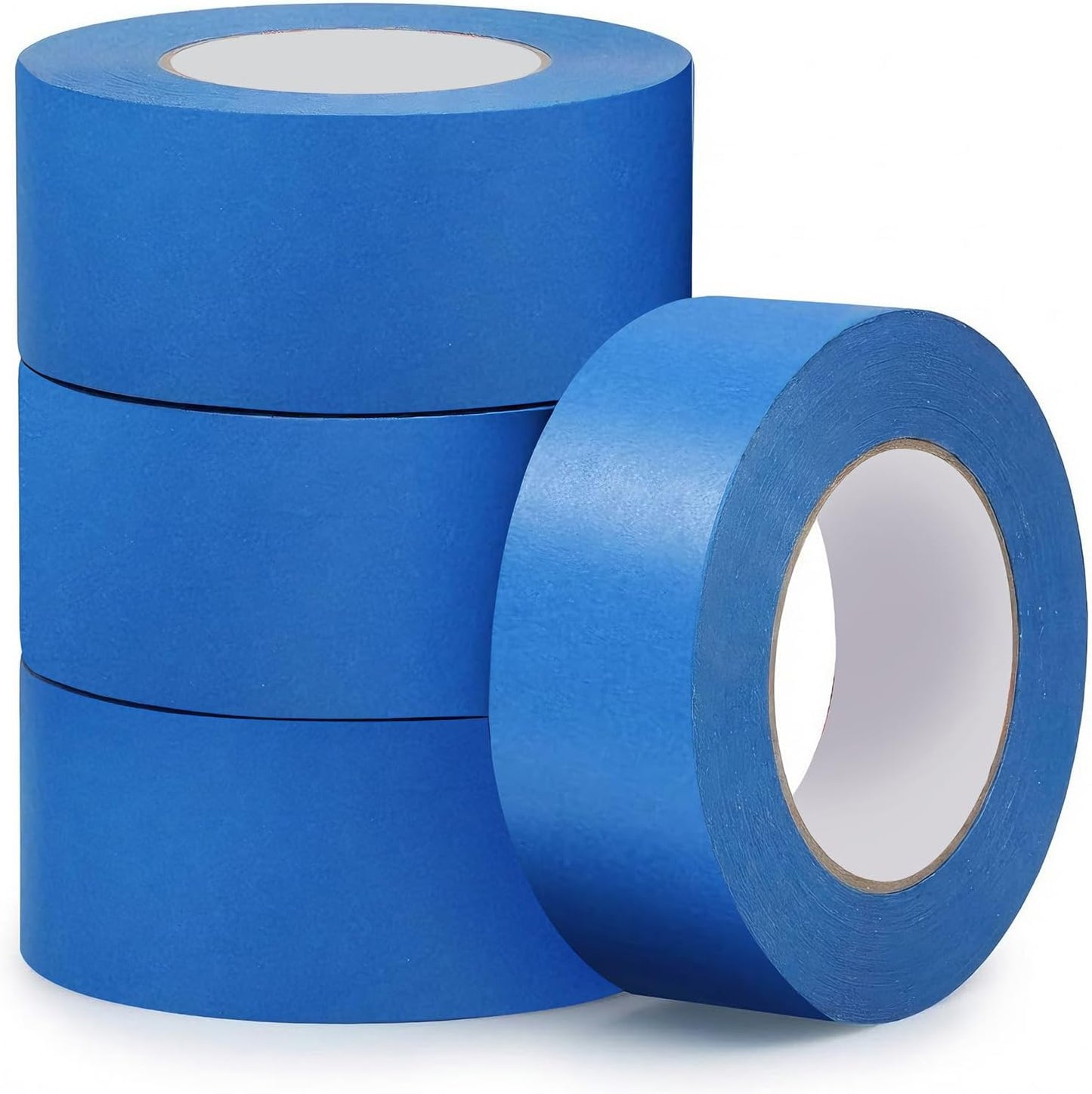 Cinta adhesiva azul 1.41pulg x 55yd 4 rollos