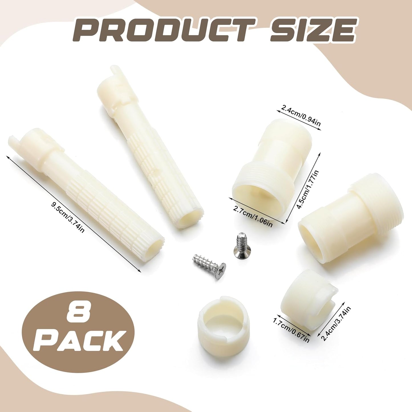 Extensiones romanas para tina 4 juegos grifo plástico