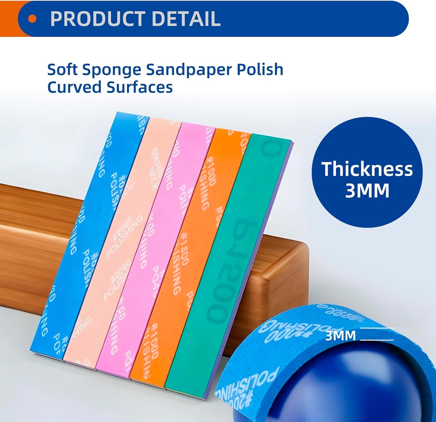 Set 30 Esponjas Lijado 400-1500 Bloques Impermeables Madera Metal