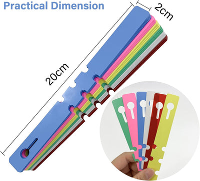 120 Etiquetas Plástico 6 Colores para Plantas Jardín