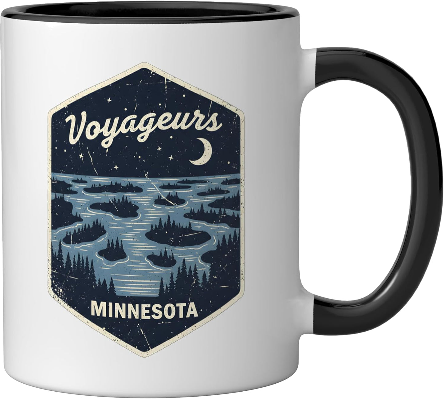 Taza cerámica Voyageurs Minnesota National Park Camping Adventure