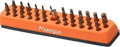 Caja organizadora imán para destornilladores 1/4'' vacía naranja