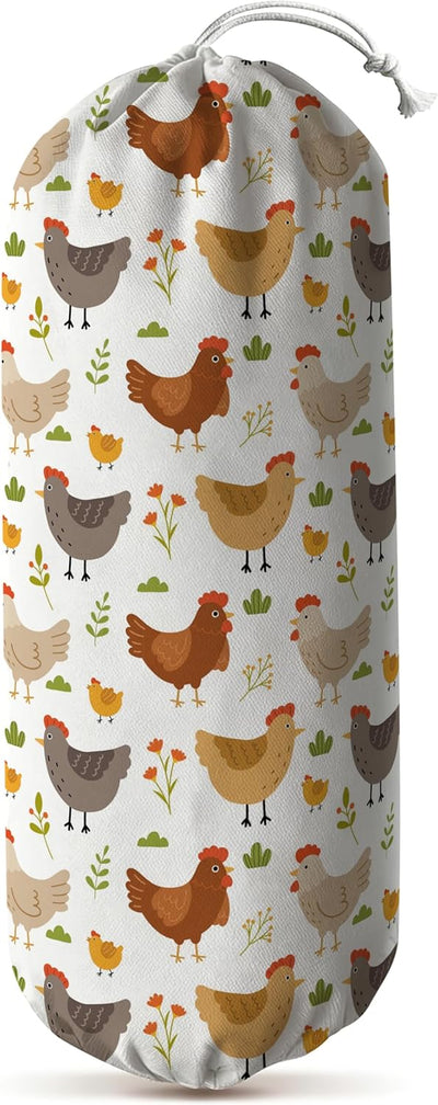 Soporte plástico bolsas cocina organizador decoración