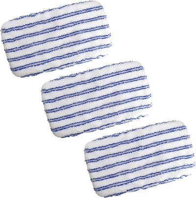 Almohadillas microfibra 15x8pulg set 3 reutilizables para trapeador