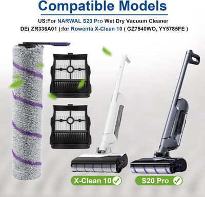 Cepillo rodillo filtro S20 Pro trapeador inalámbrico NARWAL