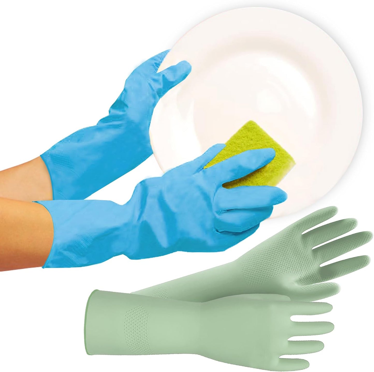 Guantes cocina reutilizables antideslizante 12pulg mediano
