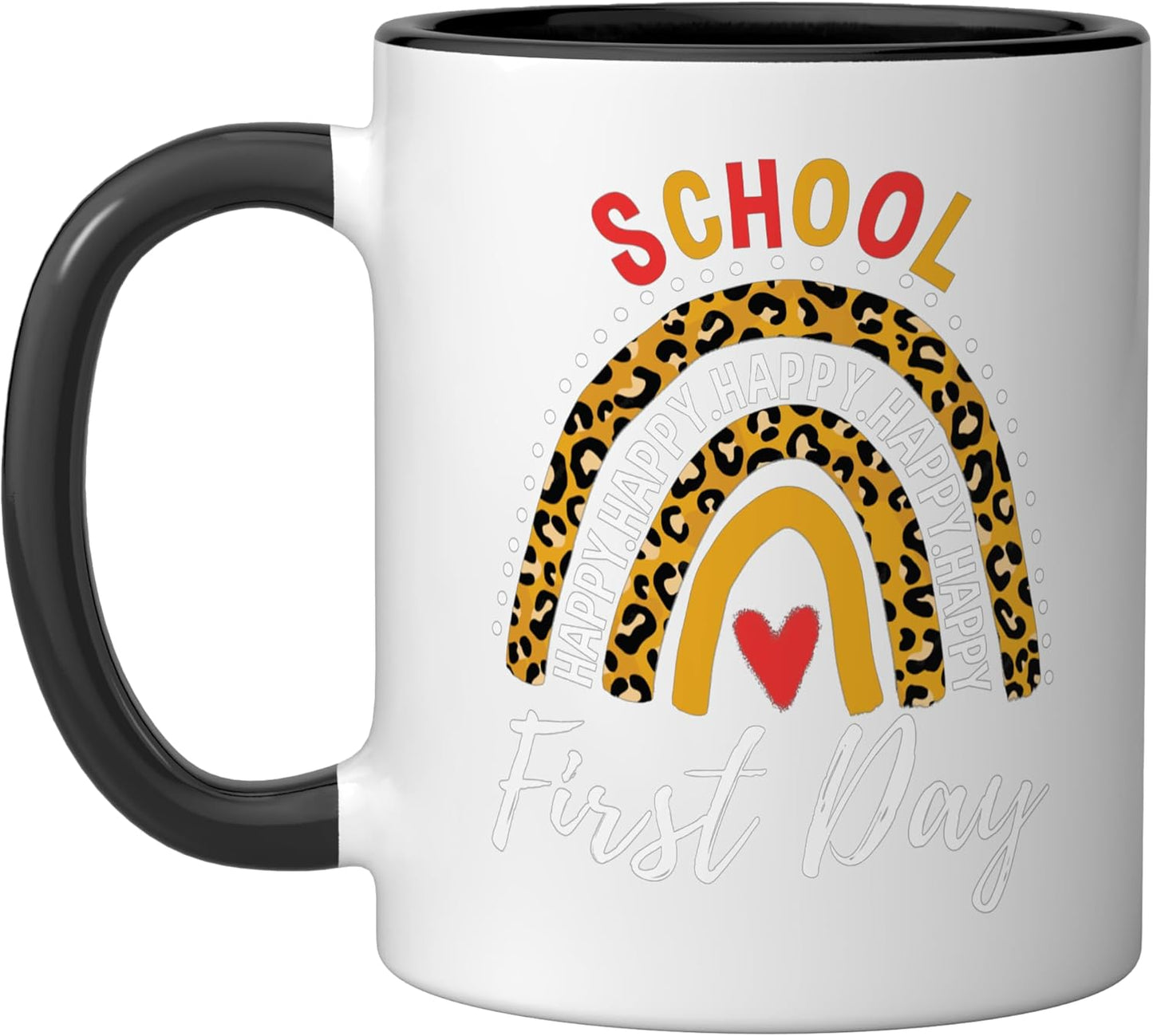 Taza Cerámica Docente Negro/Blanco