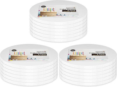 Tablas tartas redondas 10pulg 1/2pulg grosor 18 pzas