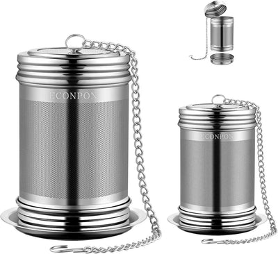 Paquete de 2 infusores de té de acero inoxidable malla extrafina