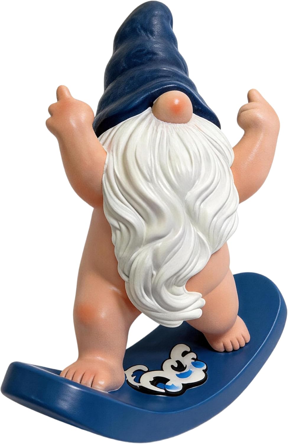 Gnomos surf azules 7pulg decoración patio verano