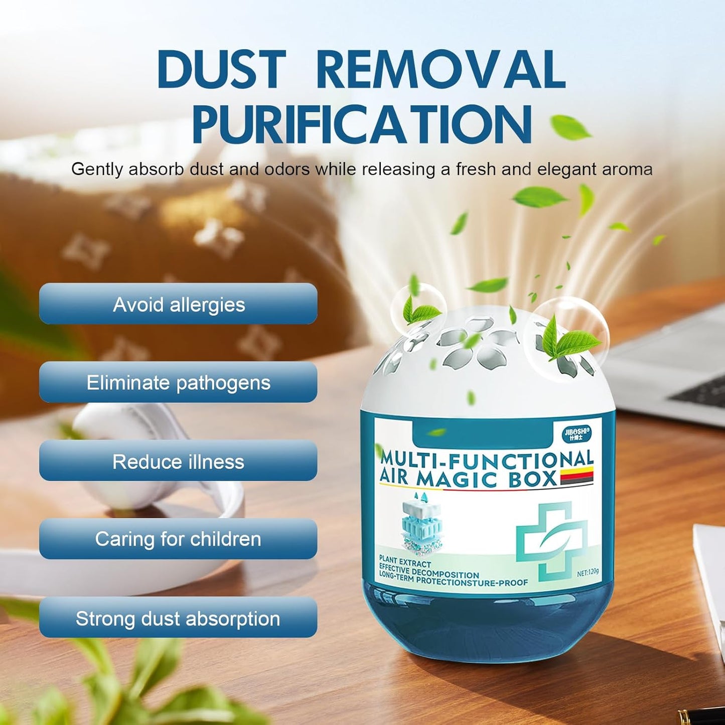 Caja mágica purificación aire ambientador hogar oficina