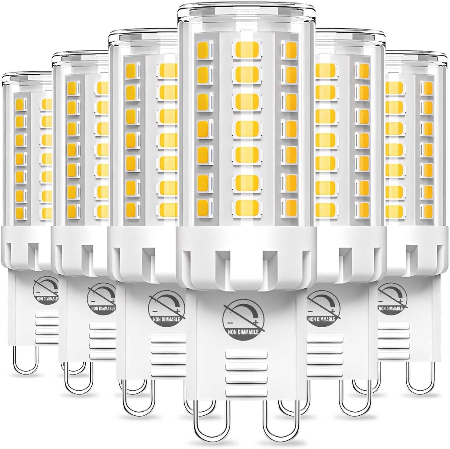 Bombilla LED G9 4W blanco natural 4000K no regulable pack 6