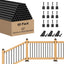 60 Balaustres Aluminio Negro 32pulg Conector Ajustable
