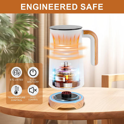 Espumador leche eléctrico 400W 4en1 con batidor para café capuchino