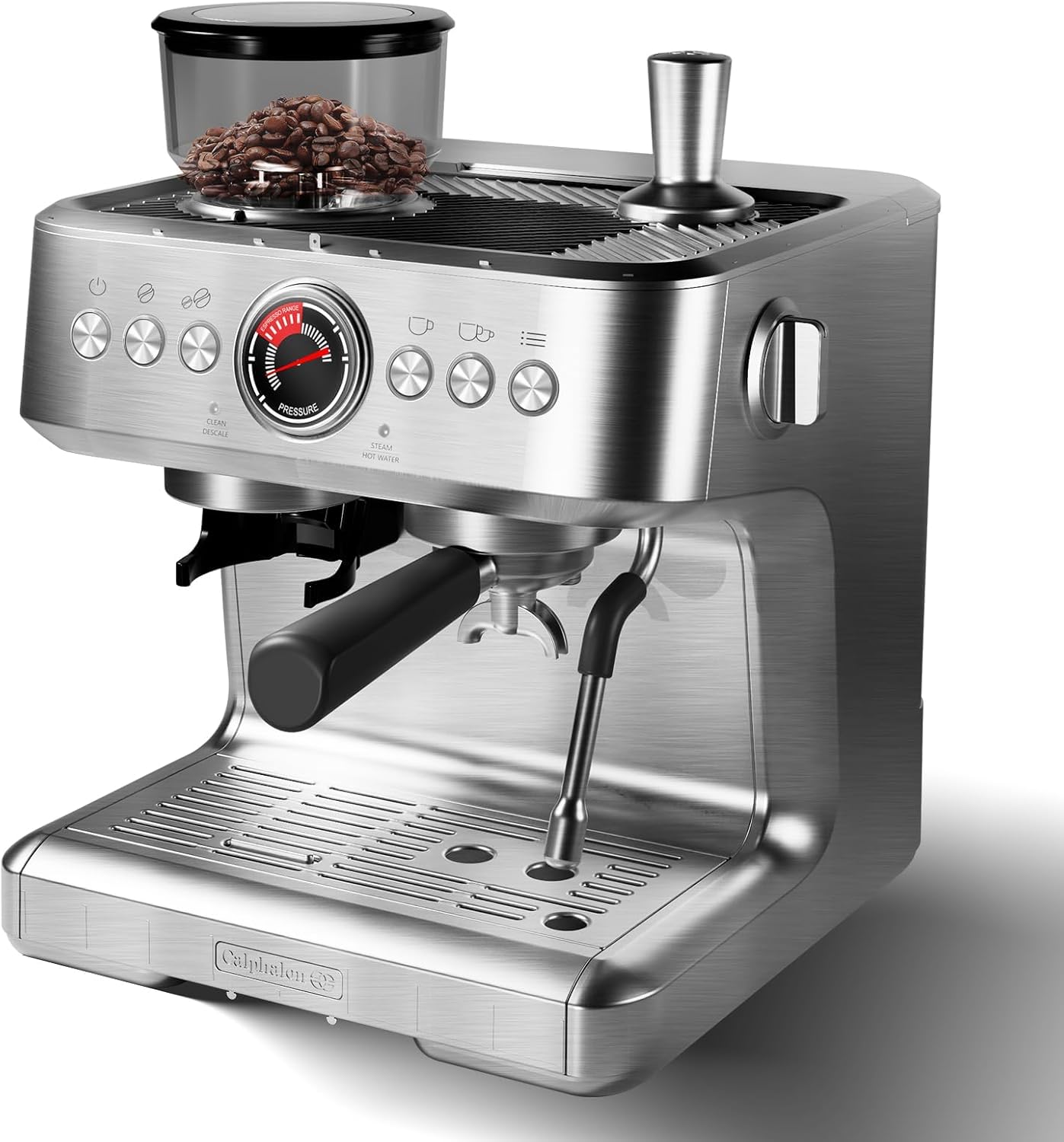 Máquina café 20 Bar con espumador leche control PID