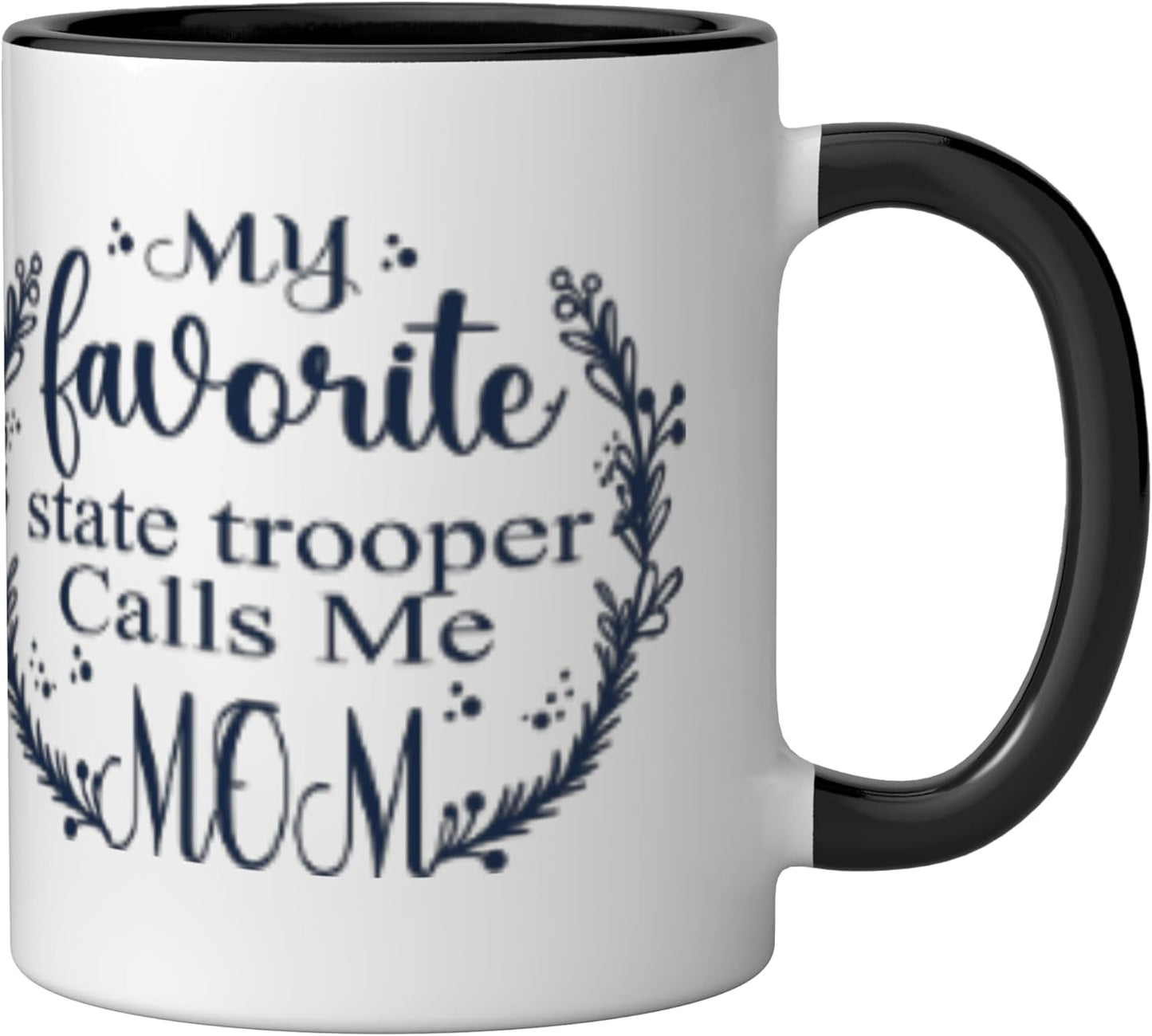 Taza Cerámica Trooper Lover Negro/Blanco
