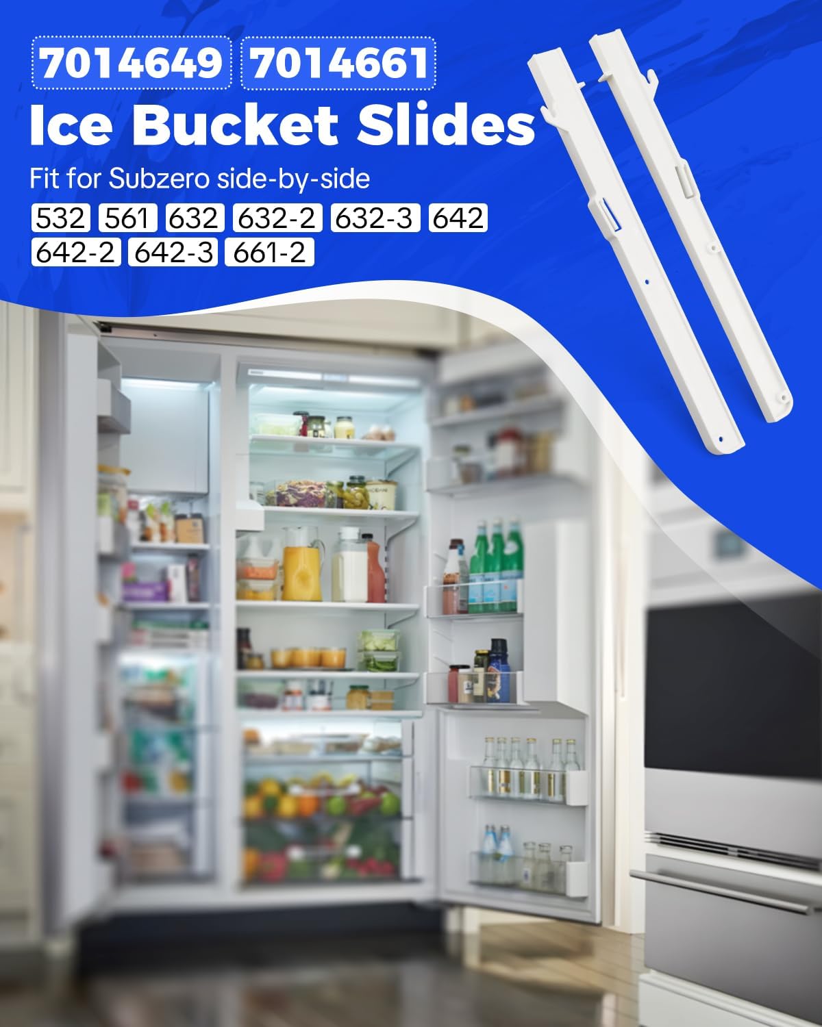 Kit repuesto cubo hielo Subzero 632-3 642 661-2