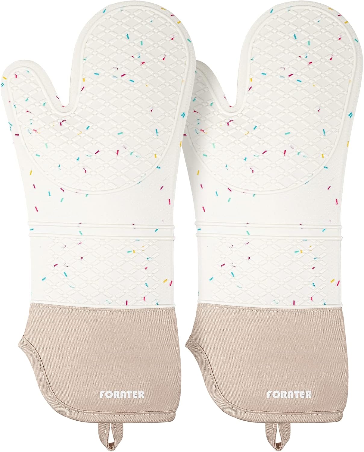 Guantes silicona extralargos 15pulg resistentes 500°F