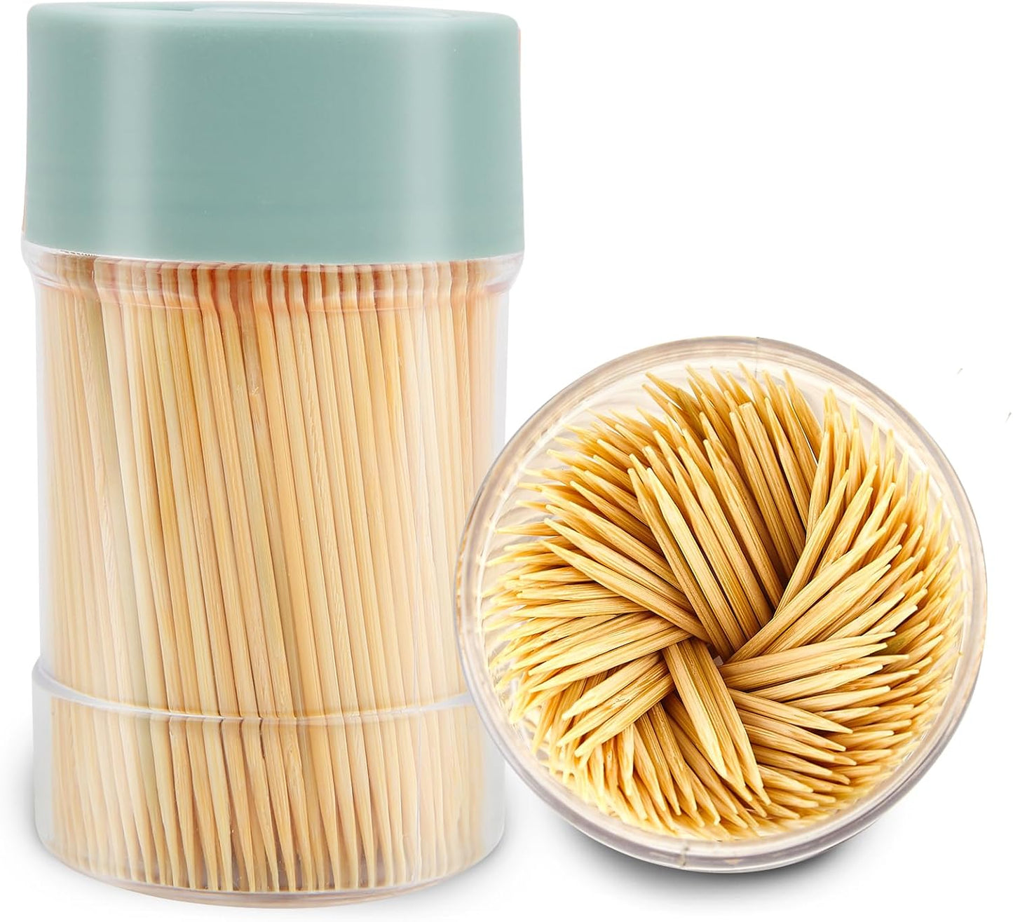 Palillos bambú 3000uds con soporte reutilizable