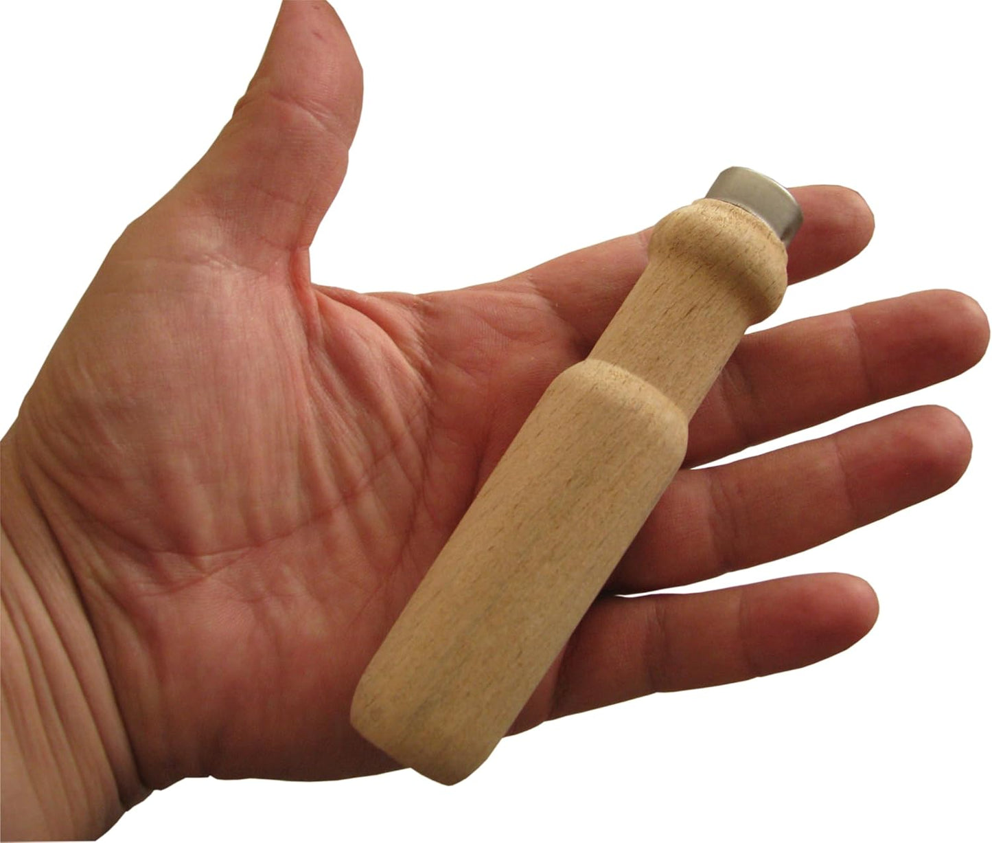 Manija de madera para limas y lijadoras ergonómica de haya