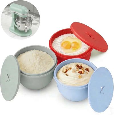 Forros de silicona KitchenAid con tapas para elevador de 6 cuartos