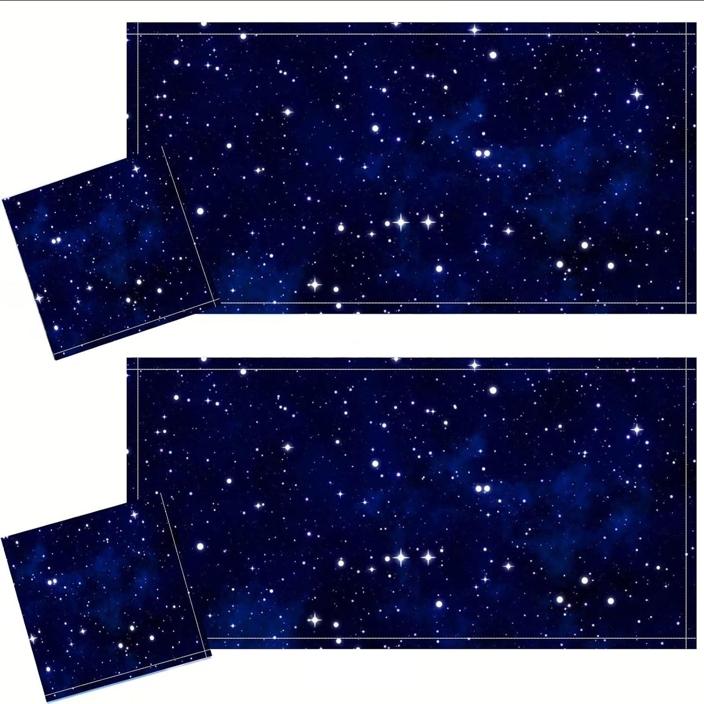 Panel techo magnético iluminación oficina 2x4pies estrellas