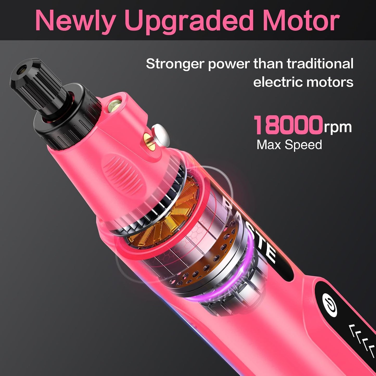 Kit herramientas rotativas inalámbricas 5vel 18000RPM 2000mAh
