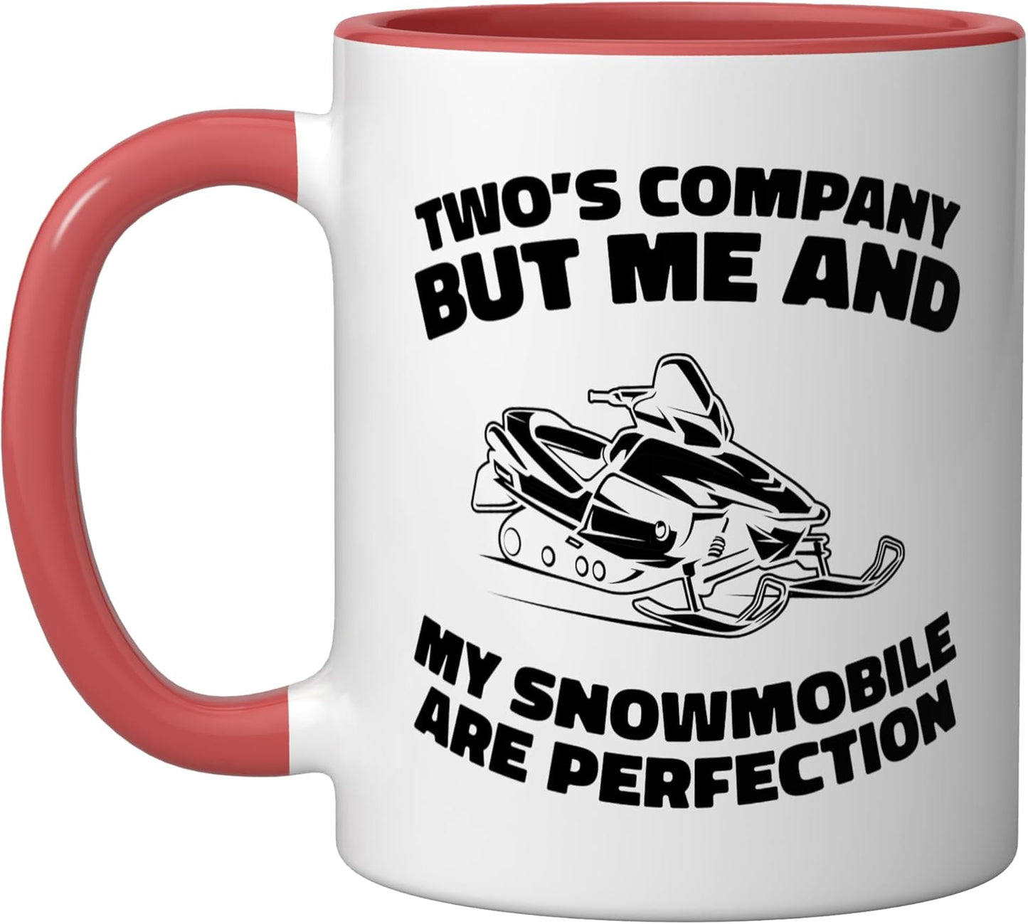 Taza Cerámica para Motocross Roja/Blanca