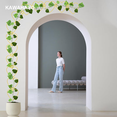 20 Pzas Enrejado Cadena para Plantas Trepadoras Interior Exterior