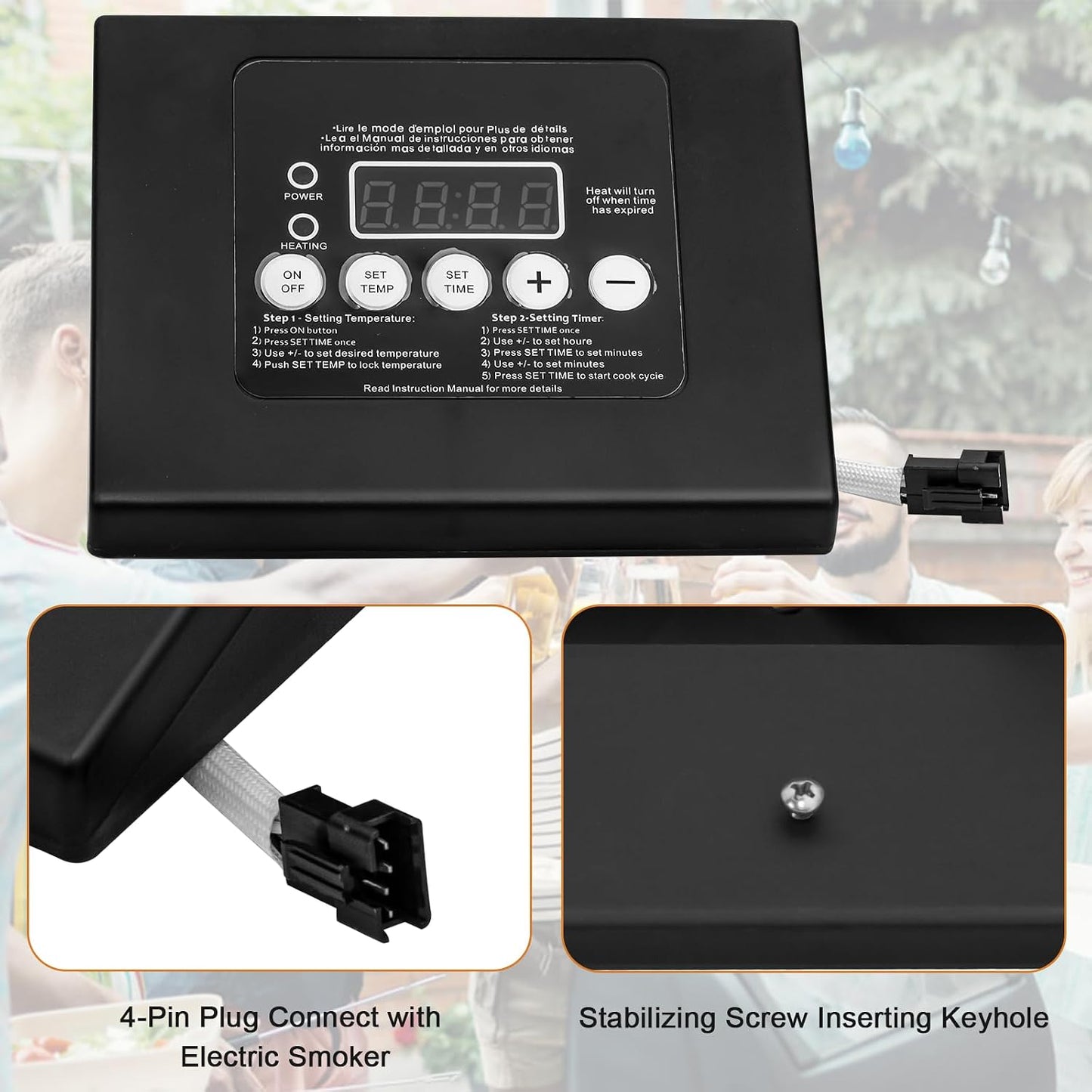 Panel control digital para pantalla LED Masterbuilt comp