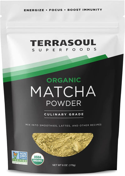 Polvo Matcha Orgánico Grado Culinario 6oz para Lattes Batidos