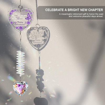 Atrapasoles cristal regalo jubilación mujer
