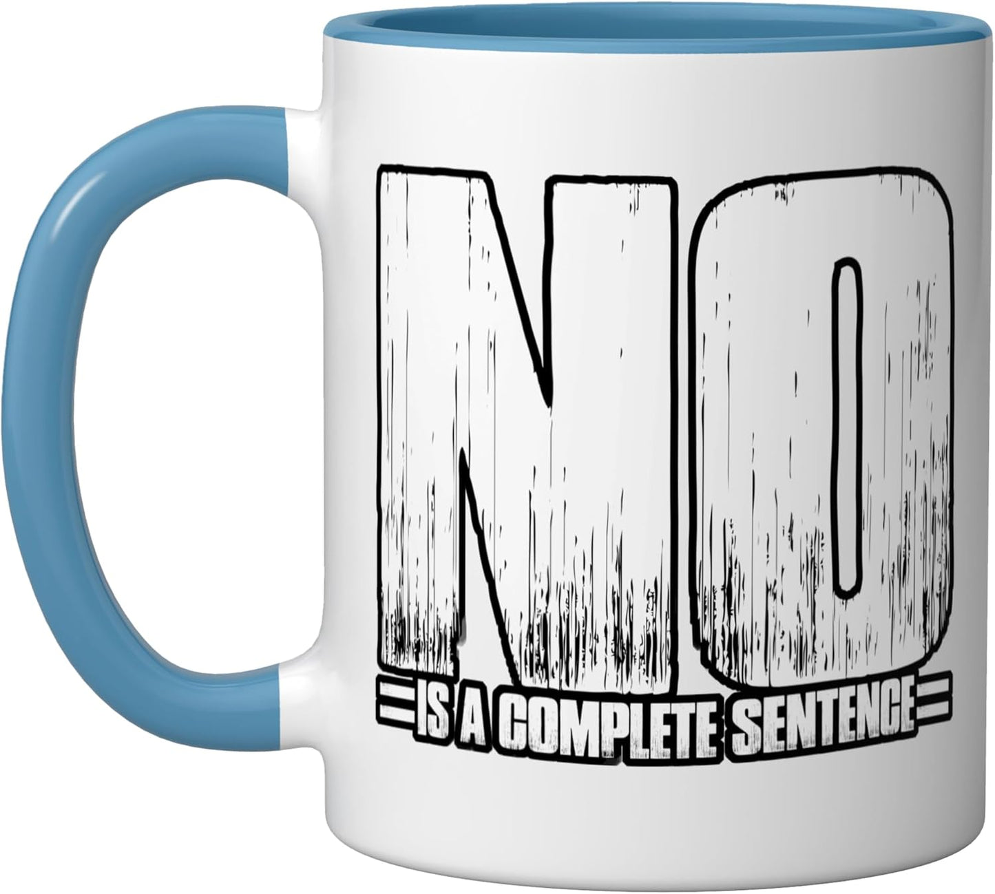 Taza cerámica azul/blanco