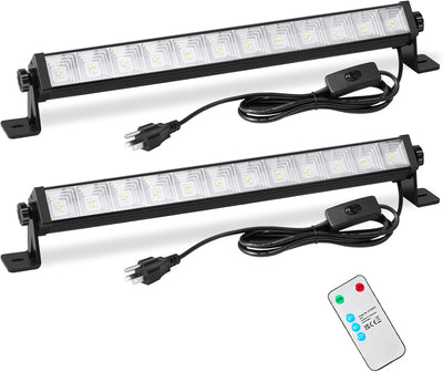 2 Luces LED Garaje con Control Remoto 24W 6000K