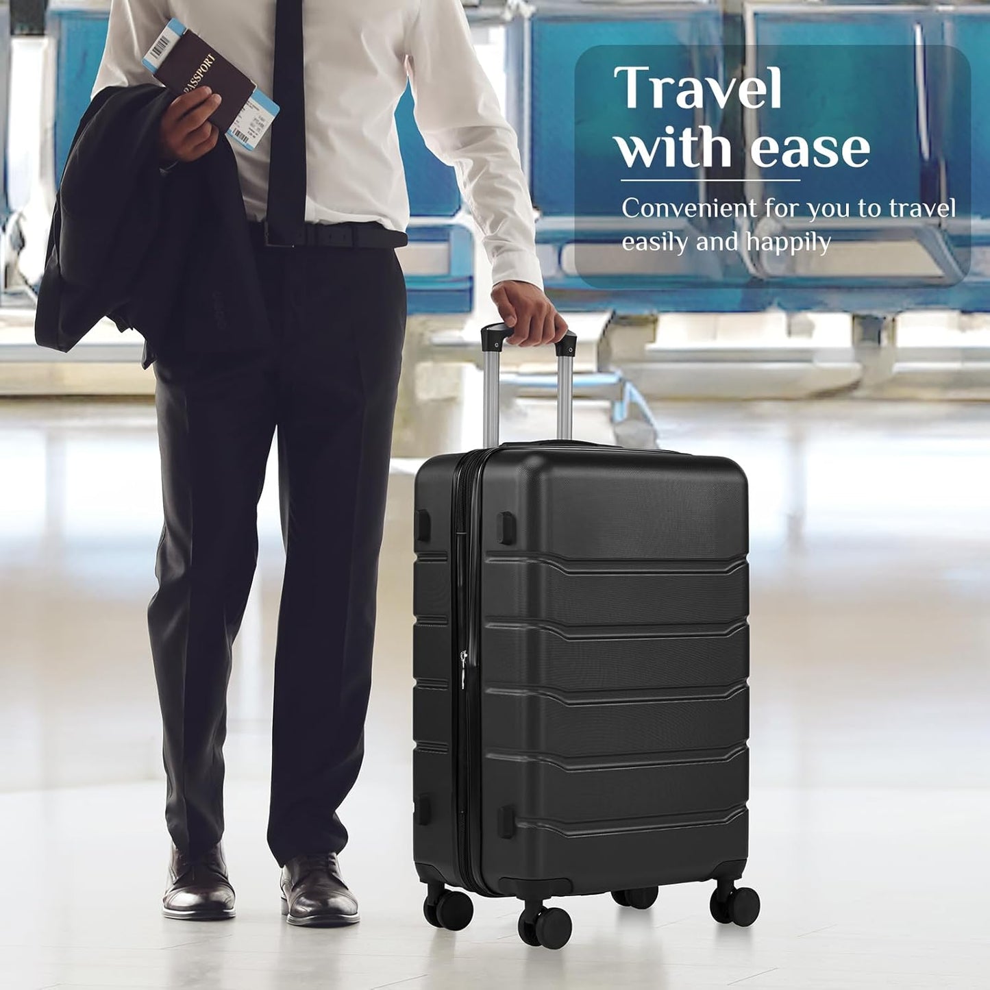 Maleta rígida ABS 29pulg TSA cerradura color negro