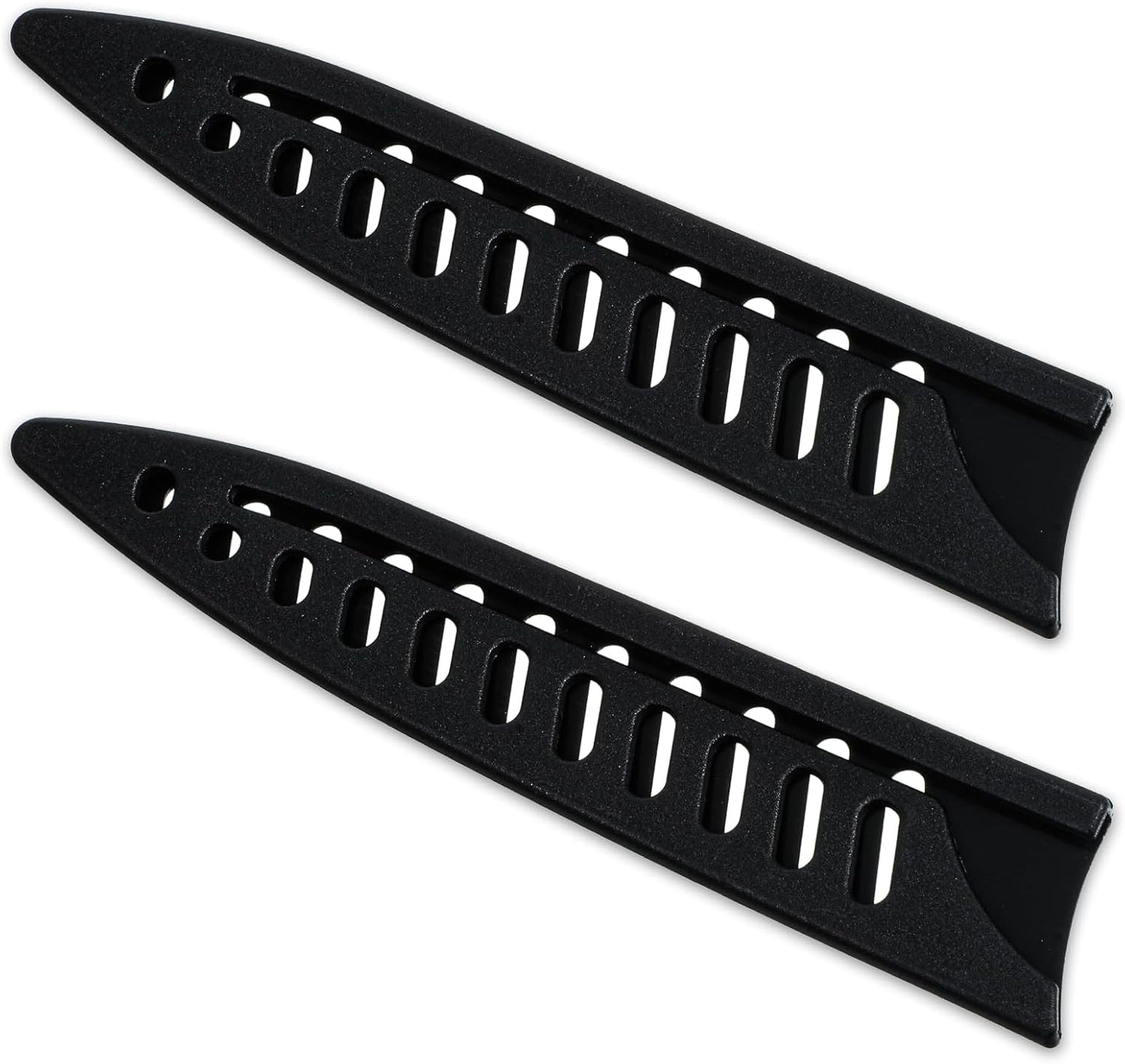 Fundas protectoras para cuchillos de cocina y pelar de 5 pulgadas negras