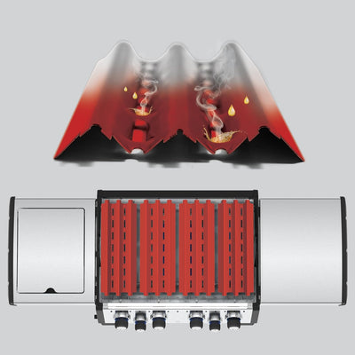 Divisor Flav-R-Wave acero inox para parrillas gas Signet