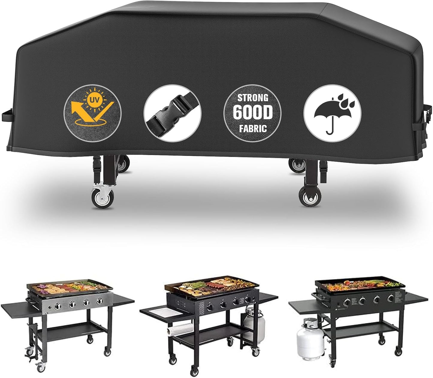 Cubierta parrilla 36pulg 600D resistente desgarros impermeable