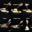 Juego de utensilios de cocina de acero inoxidable